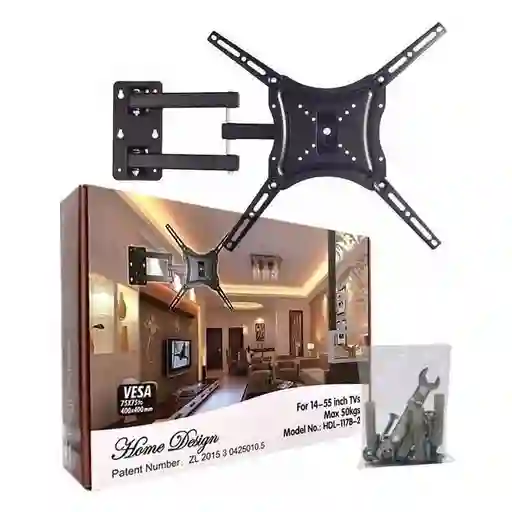 Base / Soporte Giratoria Para Televisor Ajustable De 14 A 55 Pulgadas Max 50 Kg