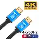 Cable Hdmi Oiriginal 4k Uhd 60hz 3mts