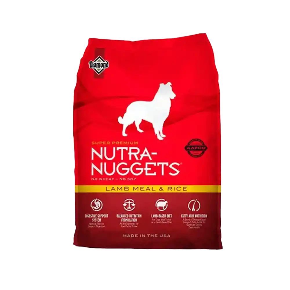 Nutra Nuggets Cordero Y Arroz Perro - 3 Kg