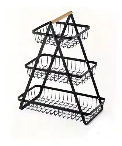 Organizador Frutero Alimentos 3 Pisos Elegante Para Cocina Innovo Home