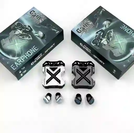 Audífonos Inalámbricos Con Estuche Estilo Gamer K-89