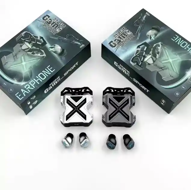Audífonos Inalámbricos Con Estuche Estilo Gamer K-89
