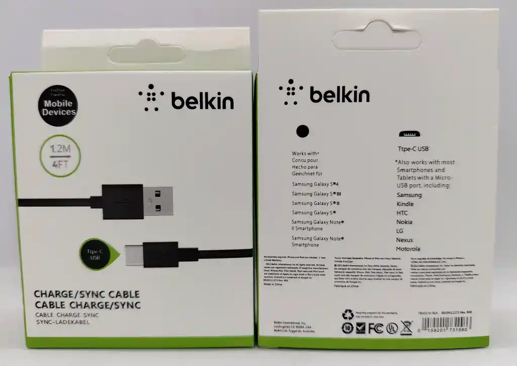 Cable Usb A Tipo C Belkin