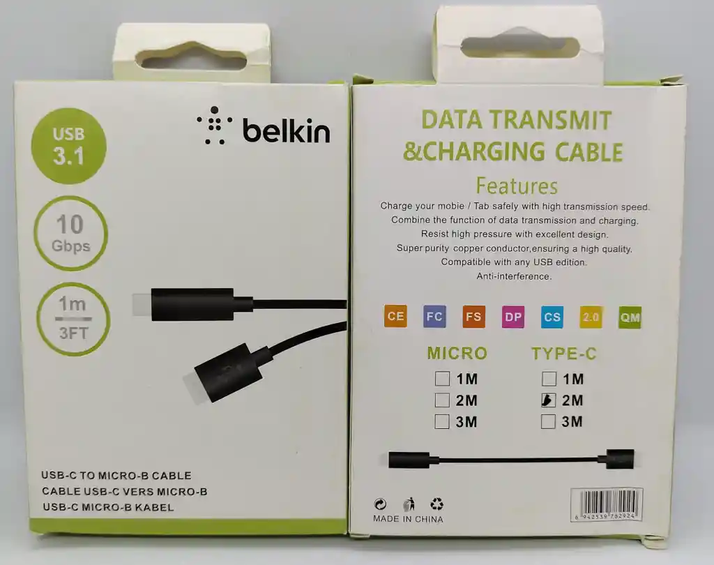 Cable Usb A Mricro Belkin