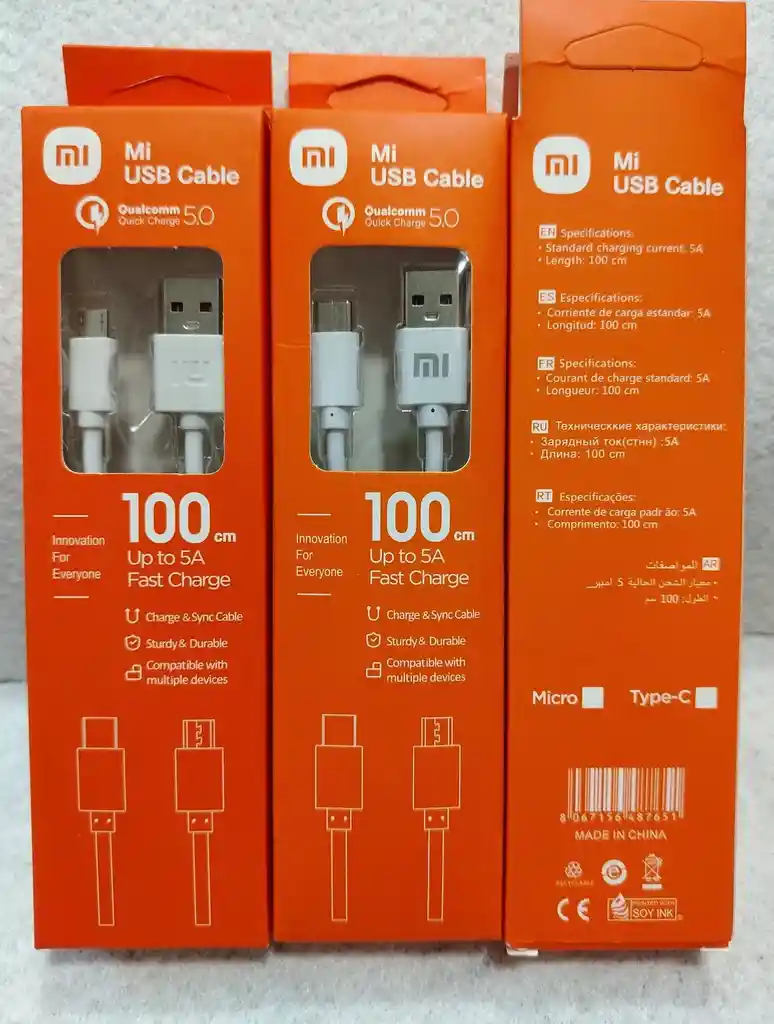Cable Usb A Tipo C Xiaomi