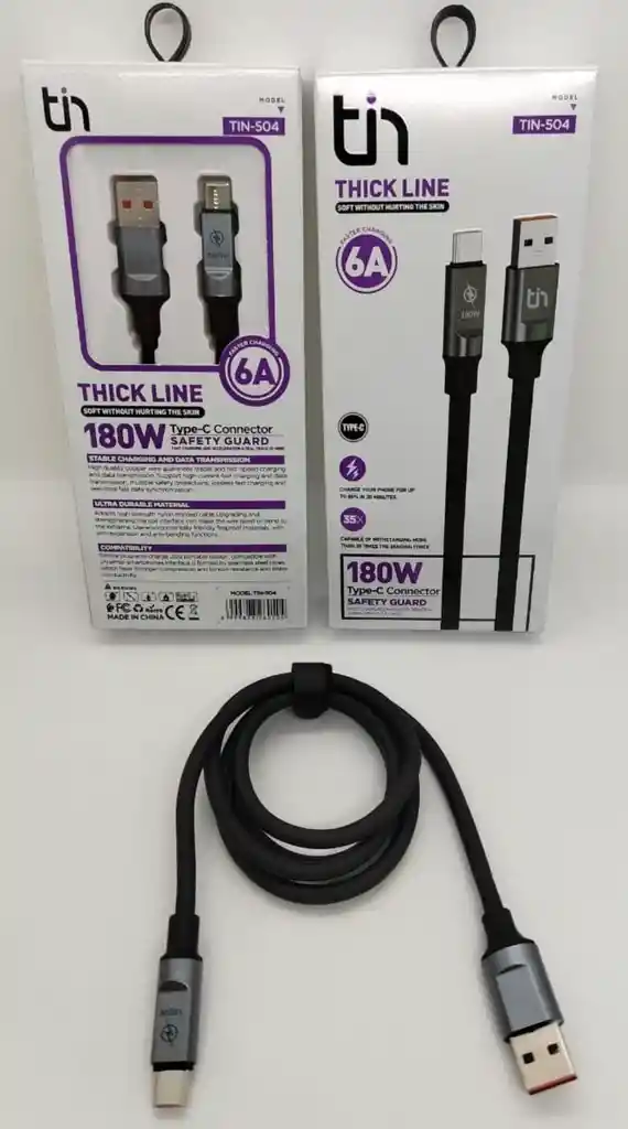 Cable Usb A Tipo C 6a Tin-504