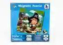Rompecabezas Magnéticos Diseño El Tesoro Del Pirata 3 En 1, 97 Pcs