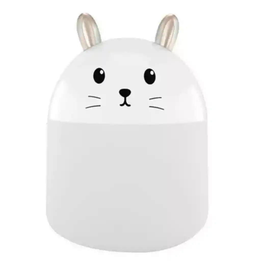 Mini Humidficador Conejo Difusor Ambientador Led 250ml Usb