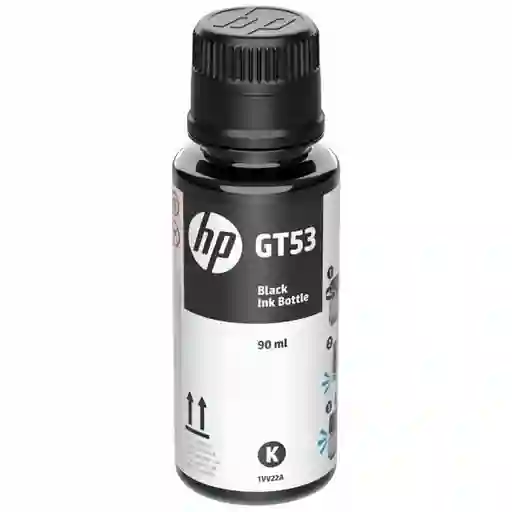 Botella De Tinta Hp Gt53 Original Negra