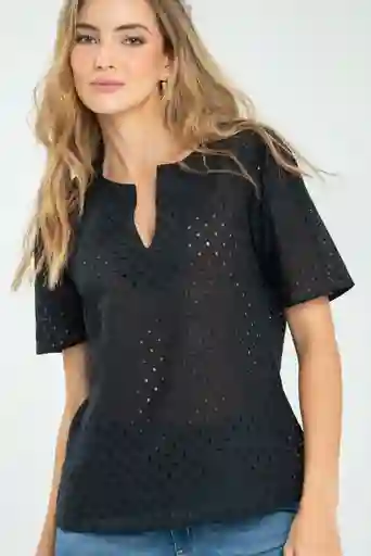 Blusa Bonnie Color Negro Talla Xl