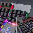 Teclado Gamer Led Aoas M-700 Mecanico Usb Español Rgb
