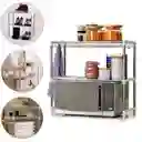 Organizador De Cocina Multifuncional 2 Repisas