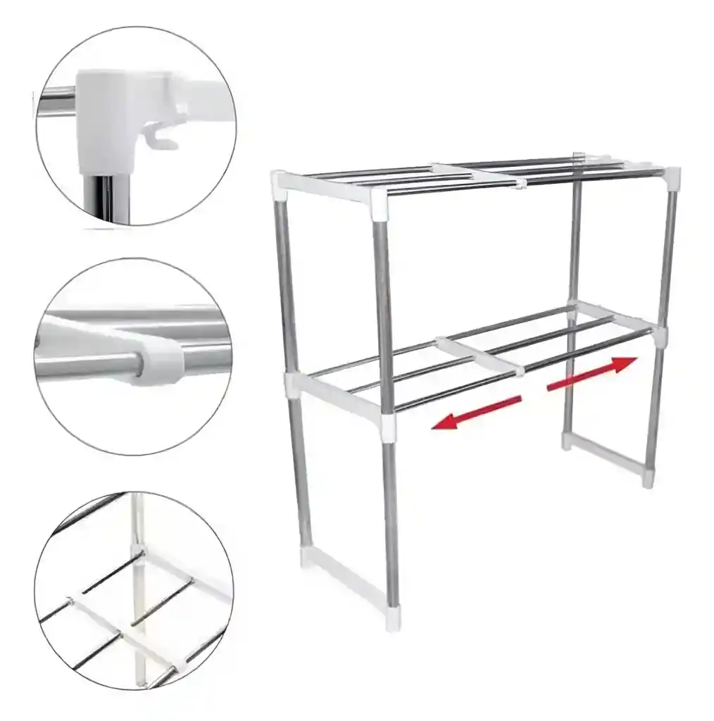 Organizador De Cocina Multifuncional 2 Repisas