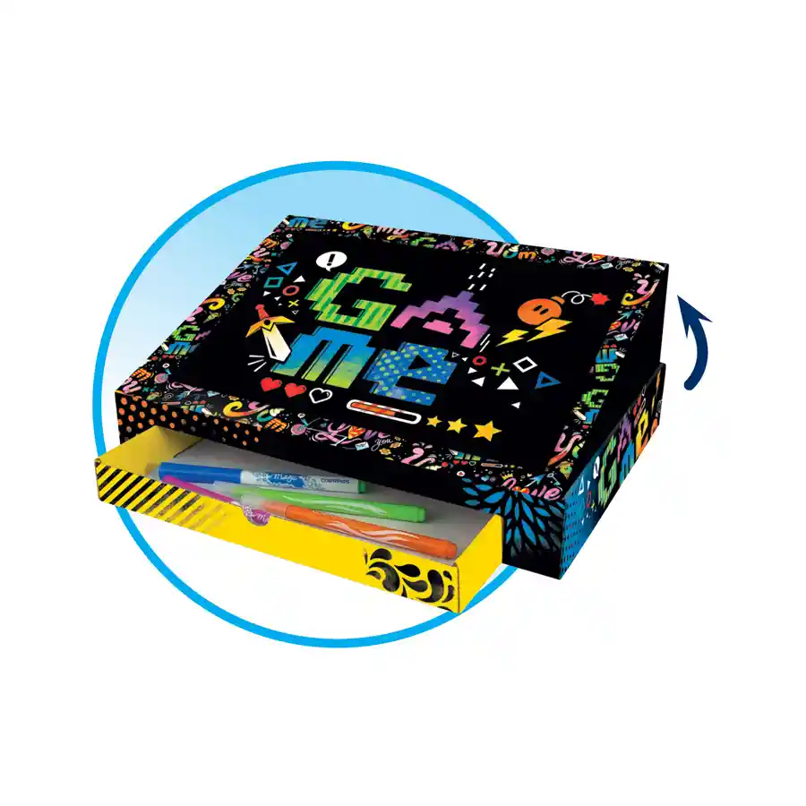 Juego Creativo Rotuladores Art Magic Para Niños