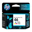Cartucho Hp 46 Tricolor 16ml Original