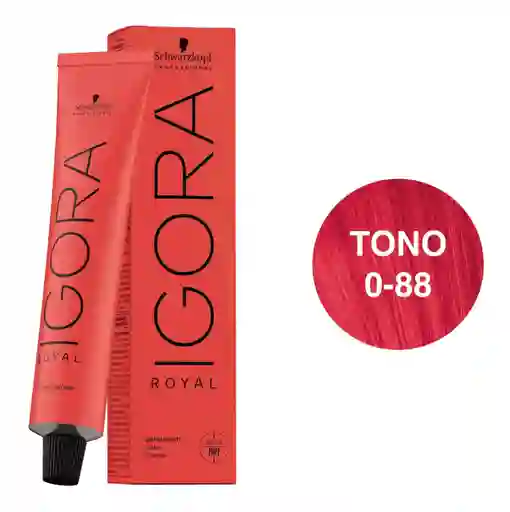 Igora Royal Tono 0-88 Concentrado Rojo 60ml