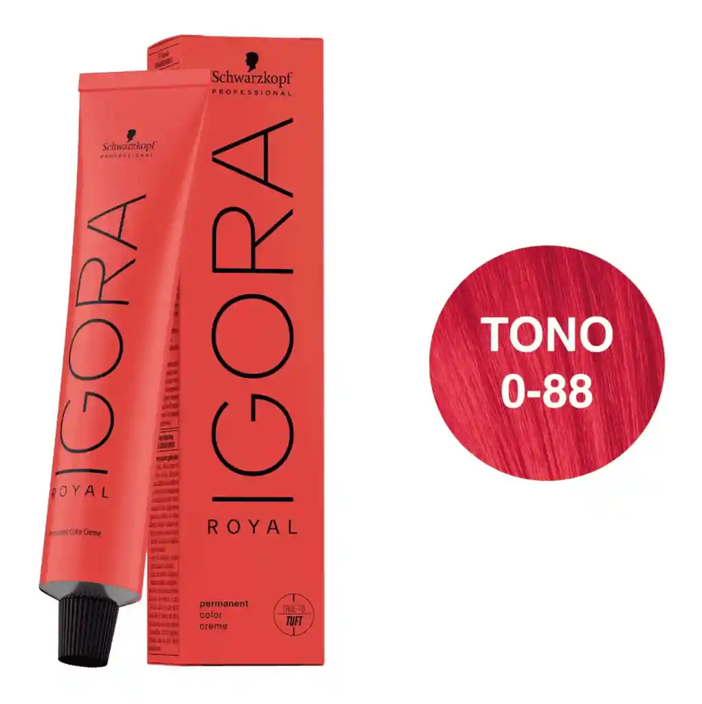 Igora Royal Tono 0-88 Concentrado Rojo 60ml