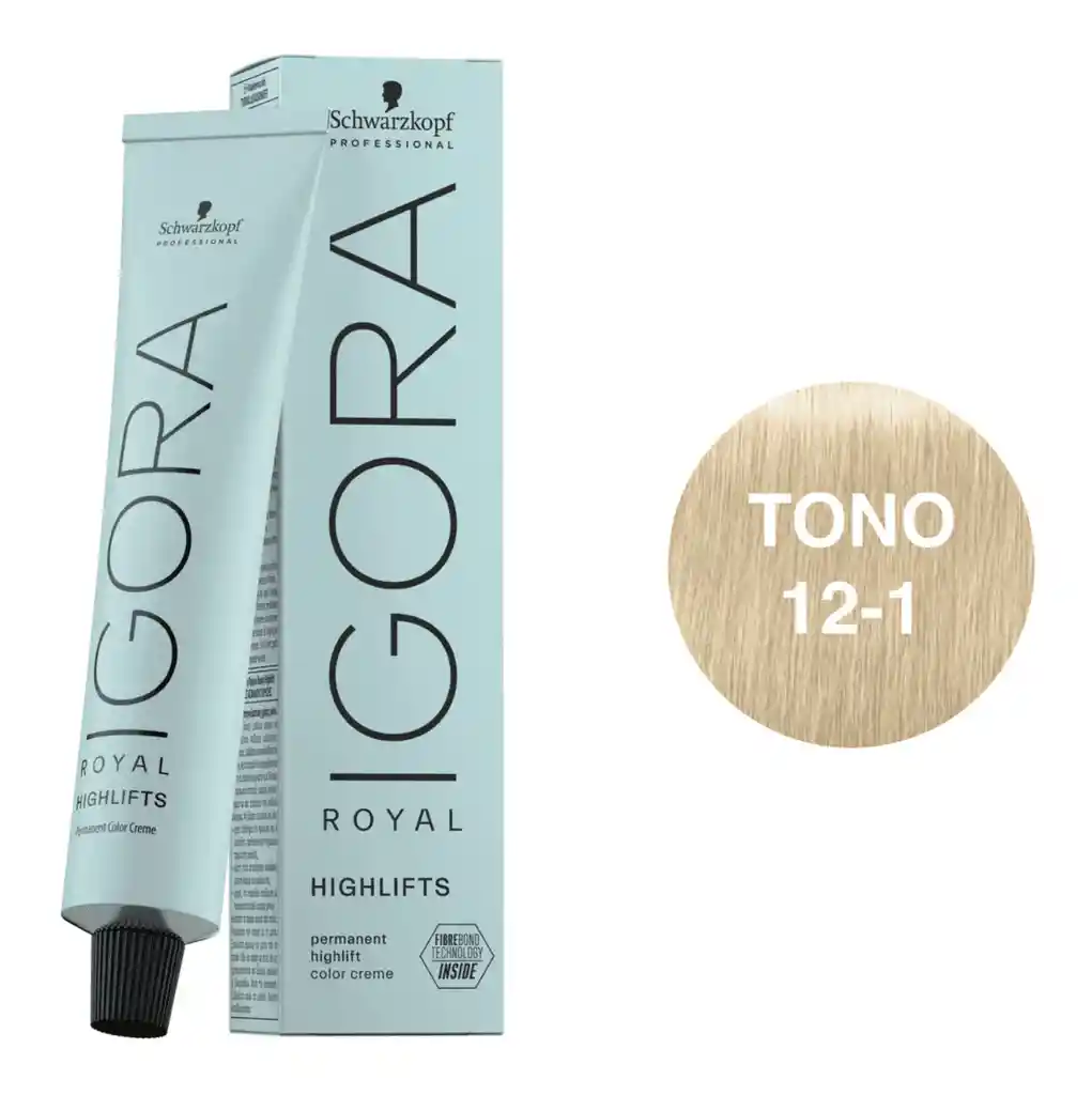 Igora Royal Highlifts Tono 12-1 Super Aclarante Ceniza 60ml