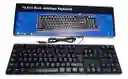 Teclado Multimedia Usb Para Pc Tj-818 + Mouse Usb Óptico Iluminado