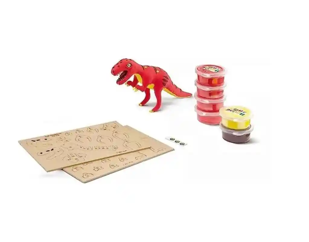 Juego Set Creativo Figura Para Moldear T-rex Para Niños