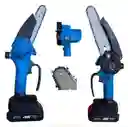 Mini Motosierra 6 Pulgadas Mas Tijeras Jardinería Recargable 88 V
