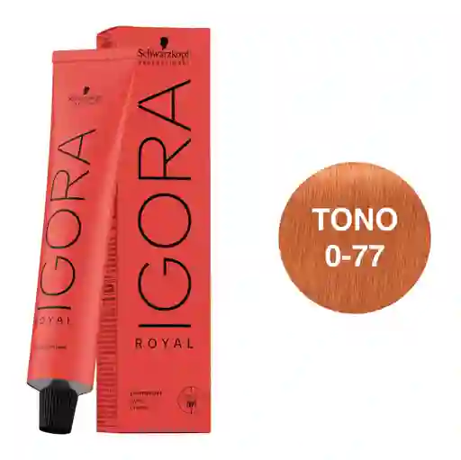 Igora Royal Tinte 0-77 Concentrado Cobre 60ml