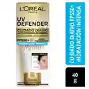 Protector Solar Diario Loreal Paris Uv Defender Hidratación Intensa Fps50+ 40gr