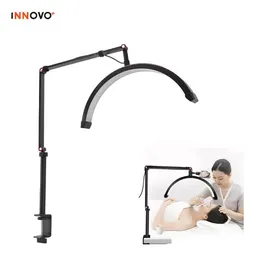 Lámpara De Estética Luz Media Luna Con Soporte Ajustable Mesa Y Soporte Celular Innovo Tech