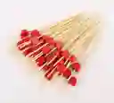 Palillos Para Aperitivos Corazon X 100 Und