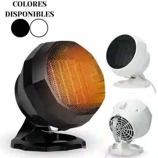Calentador Ventilador De Aire Caliente Electrico Regulable Portatil 1800w