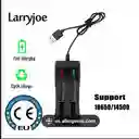 Cargador Usb Portátil De Doble Ranura Para Baterías De Litio Recargables Tipo 18650