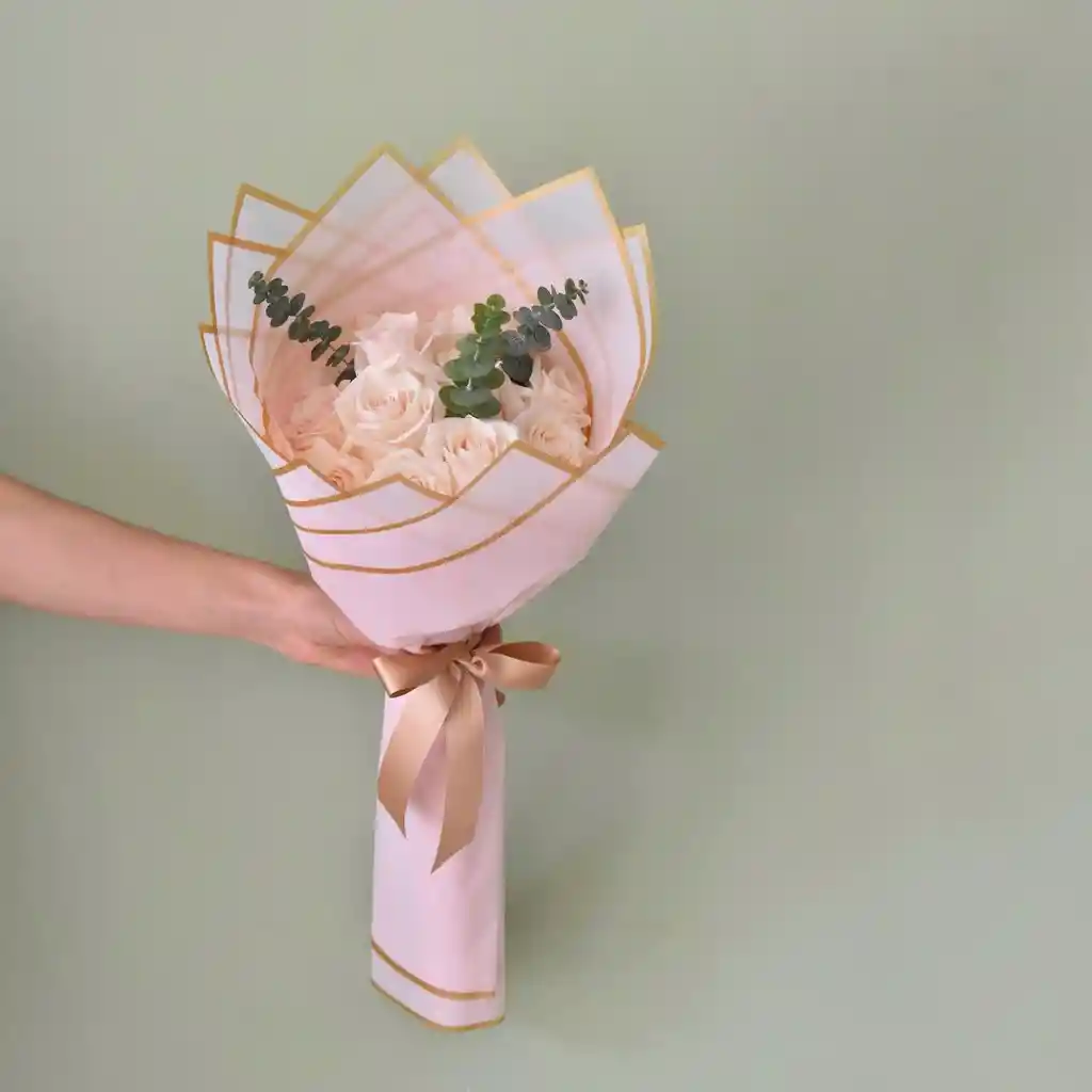 Bouquet De 12 Rosas Blancas