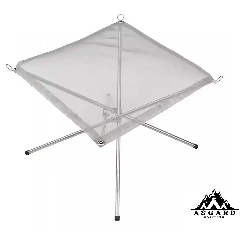Malla Fogata Leña Portatil Camping Asgard Plegable Ligera (0)