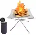 Malla Fogata Leña Portatil Camping Asgard Plegable Ligera (0)