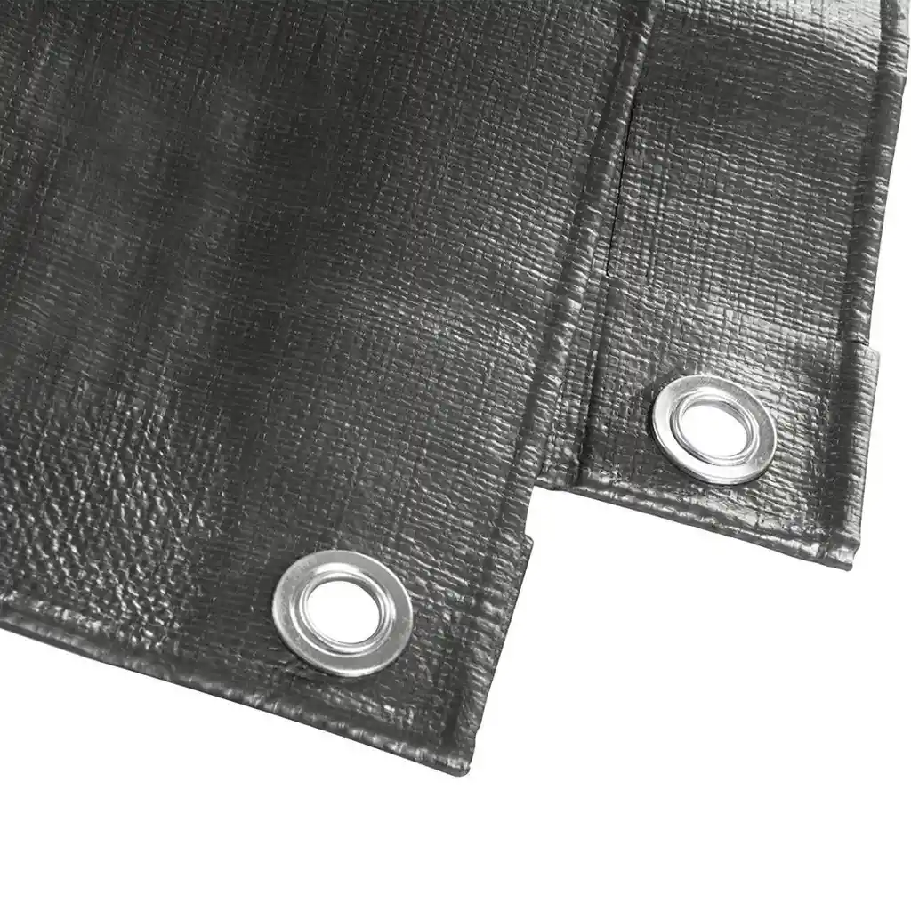 Lona Impermeable Negra Asgard 2x3 M Con 4 Ojales Multiusos
