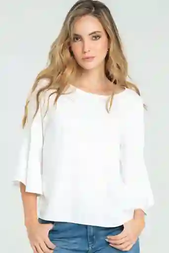 Blusa Sandia Color Blanco Crudo Talla Xs