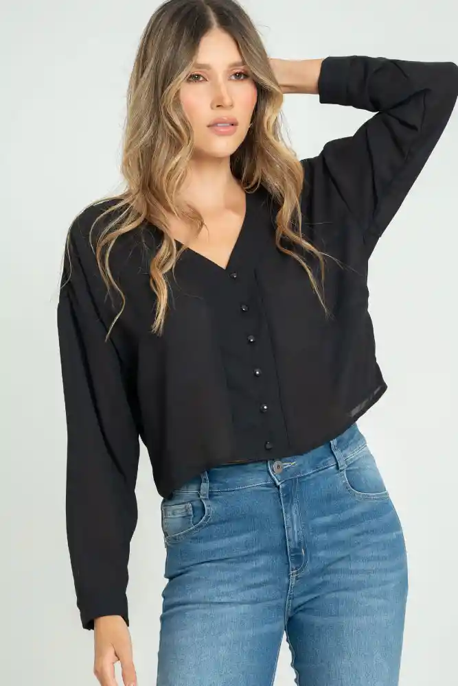 Blusa Blahise Color Negro Talla Xs