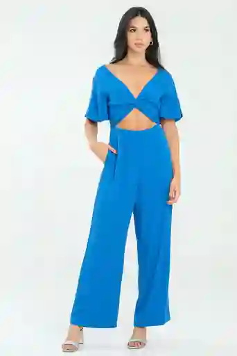 Enterizo Largo Vhal Color Azul Rey Talla M