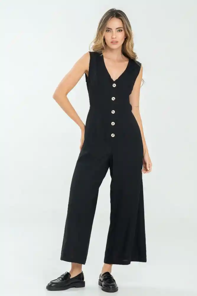 Enterizo Largo Shixian Color Negro Talla M