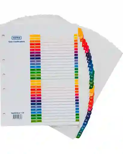 Guias Clasificadoras Numericas