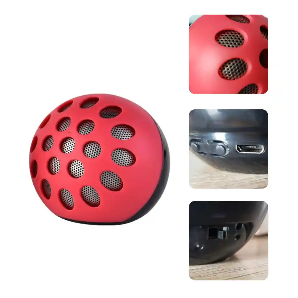 Mini Altavoz Inalámbrico Bt Con Luz De Color Rgb