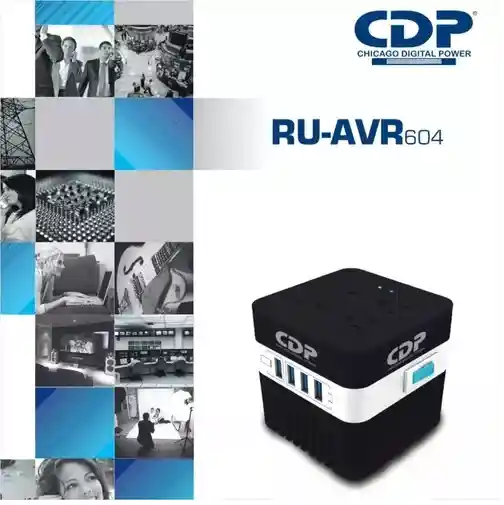 Regulador De Voltaje Cdp Ru-avr 604, 600va / 4 Tomas / 4 Usb