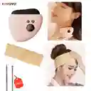 Combo Masajeador Facial Corporal Eléctrico+ Diadema Banda Cabello Con Velcro + Obsequio