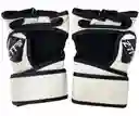 Guantes Mma Ztty Ufc Artes Marciales Muay Thai Box -8004181/ Blanco-negro Talla: L