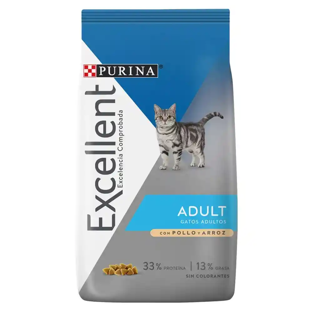 Excellent Alimento Para Gato Adulto Con Pollo Y Arroz