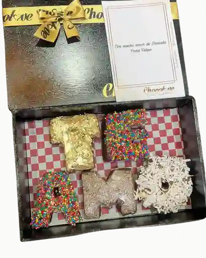 Letras De Chocolate