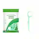 100 Hilo Dental Seda Dientes Flosser Palillos Limpieza Bucal