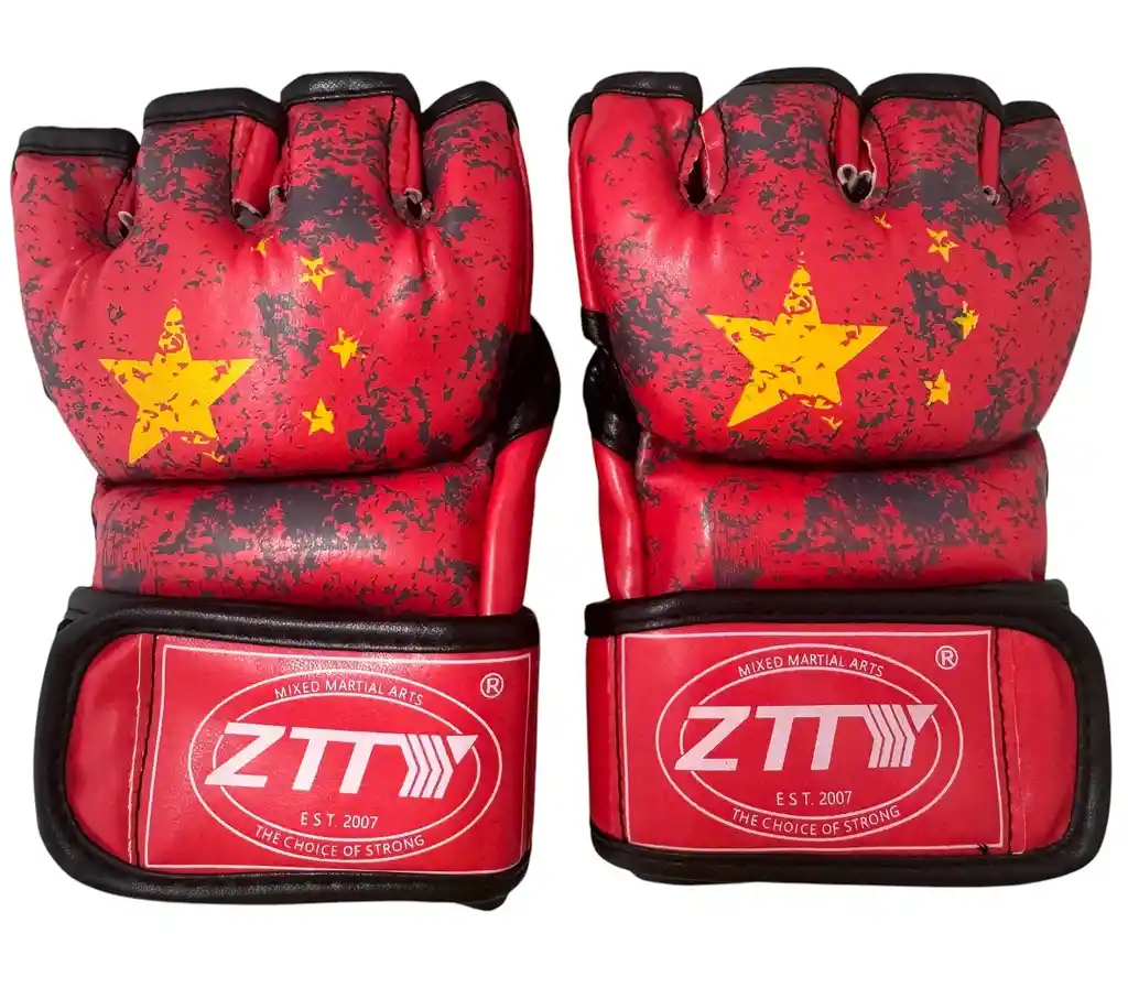 Guantes Mma Ztty Ufc Artes Marciales Muay Thai Box -8004181/ Rojo