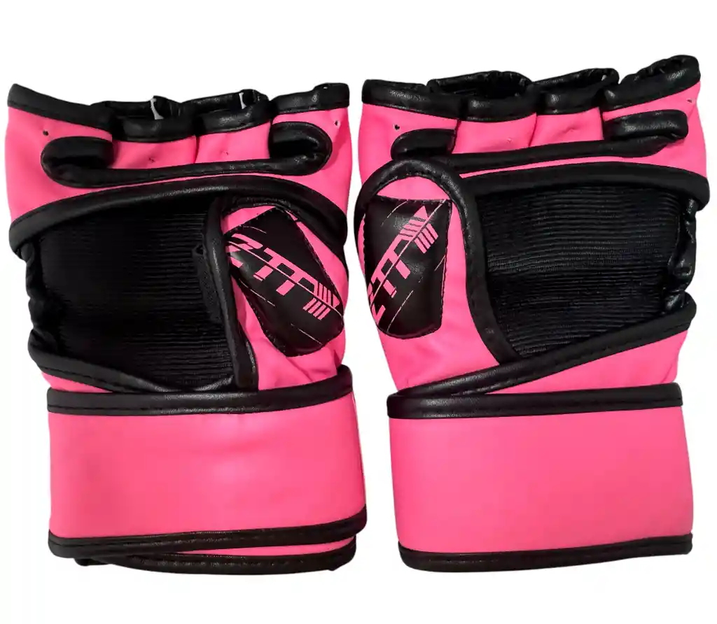 Guantes Mma Ztty Ufc Artes Marciales Muay Thai Box -8004181/ Rosado-negro