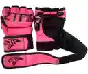 Guantes Mma Ztty Ufc Artes Marciales Muay Thai Box -8004181/ Rosado-negro
